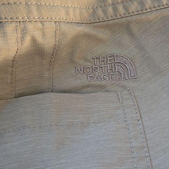 North Face Pants Womens 10 Lightweight Nylon Hiking Outdoor S16 NF00CE4F Khaki - Picture 2 of 16